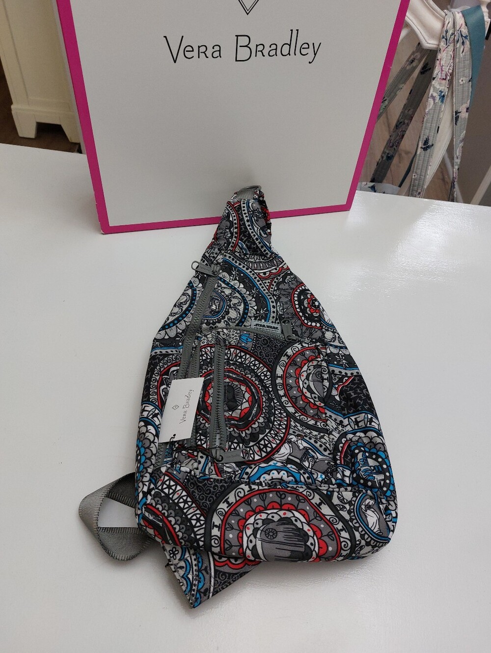 Vera Bradley Star Wars ReActive Sling Backpack NWT